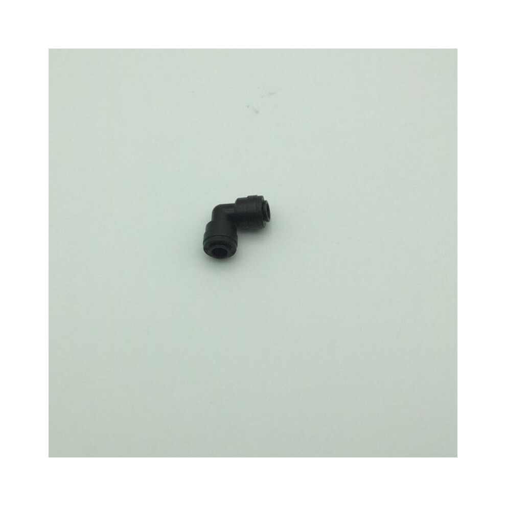 (Black L connectors) (50 Pieces/Lot) Low Pressure Stainless Steel Fog Misting Nozzles Connectors Garden Water Irrigation Sprinkler
