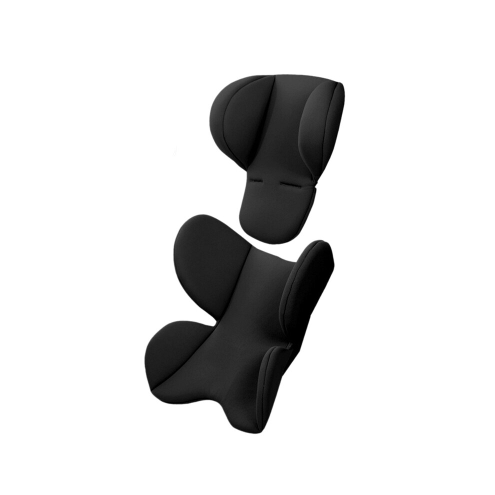 (Black) Baby Stroller Cushion Pushchair Mat Infant Basket Thermal Mattress Universal Fit Stroller Accessories For Infants Black Maxpower