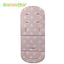 (pink stars) Fation Comfortable Baby Stroller Pad Four Seasons General Soft Seat Cushion Child Cart Seat Mat Kids Pushchair Cushion For