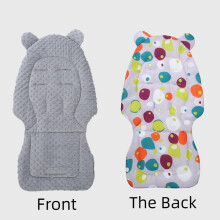 (B) Baby Stroller Seat Pad Double Cotton Seat Pad Sided Seat Cushion Infant Child Cart Mattress Mat Stroller Accessories