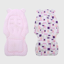 (A) Baby Stroller Seat Pad Double Cotton Seat Pad Sided Seat Cushion Infant Child Cart Mattress Mat Stroller Accessories