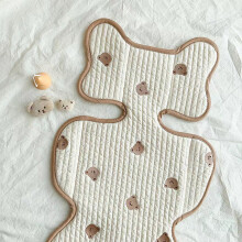 (Bear) Baby Stroller Liner Breathable Newborn Car Seat Cushion Changing Nappy Pad Summer Kids Pram Accessories