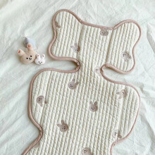 (rabbit) Baby Stroller Liner Breathable Newborn Car Seat Cushion Changing Nappy Pad Summer Kids Pram Accessories