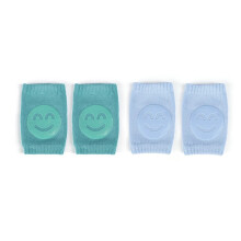 (green-blue) Baby Knee Pad Kids Non-slip Crawling Cushion Infants Toddlers Protector Safety Kneepad Leg Warmer Girl Boy Accessories