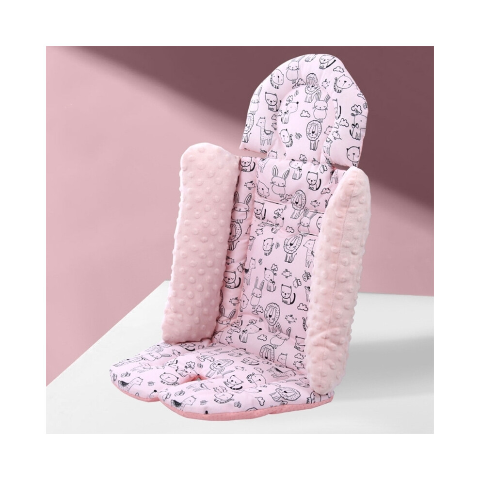 Maxpower (Pink) Baby Stroller Cushion Buggys Pushchair Baby Car Liner Baby Body Support Pad For Toddler Baby Pram Carriage Cushion Pink