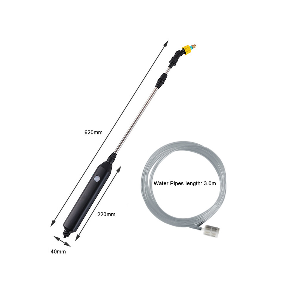 (with 3m Water Pipe) Electric Pesticide Spray Misters Practical Home Plants Watering Sprayer Adjustable Water Column Rechargeable Automatic Electric