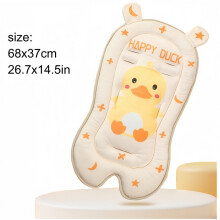 (Yellow Duck) Baby Stroller Seat Cushion Kids Cotton Breathable Prams Cart Mat Pushchair Soft Mattress Infant Pad Travel Stroller Accessories