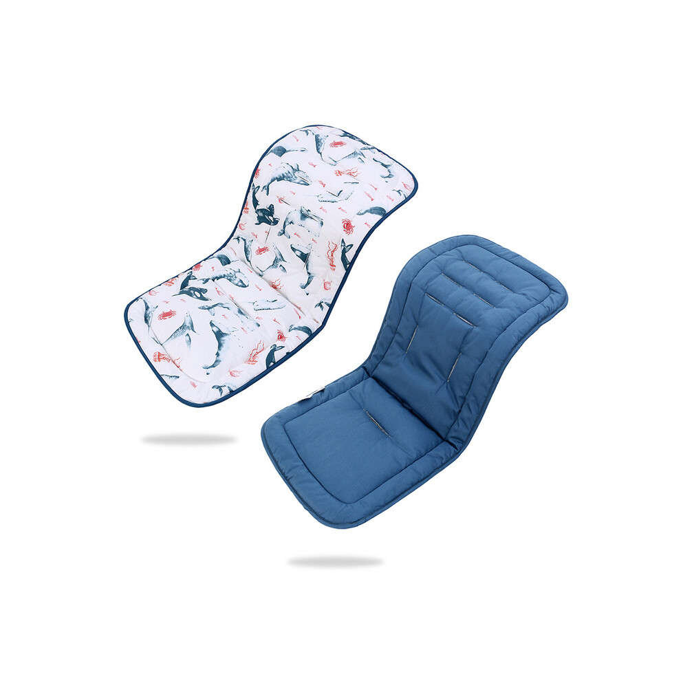 (Red) Stroller Seat Liner For Baby Pushchair Car Cart Chair Mat Child Trolley Mattress Diaper Pad Infant Stroller Cushion Accessories Red Maxpower