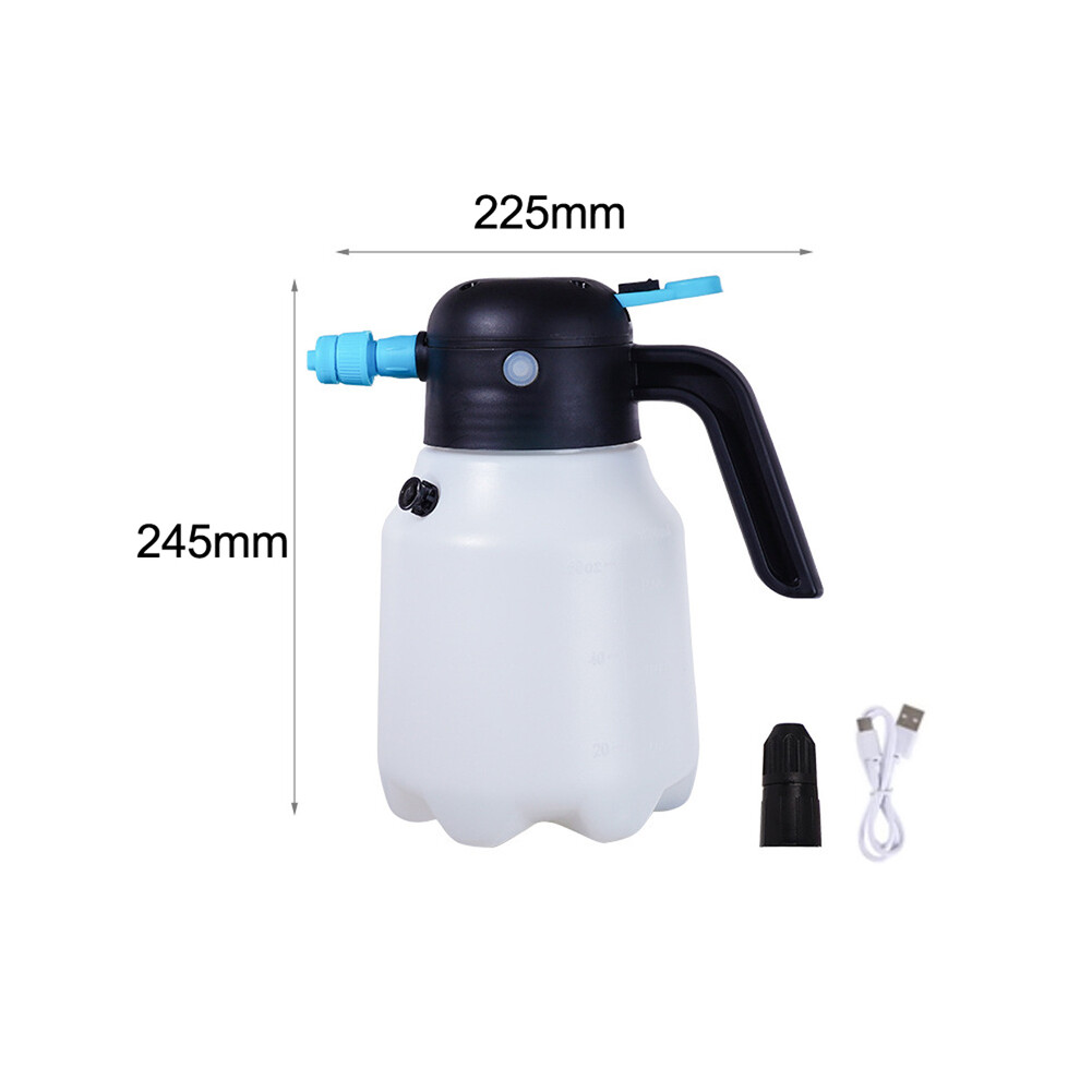 (1.8L) 1.8L Handheld Pump Watering Sprayer Electric Car Cleaning Bottle Practical Washing Foam Bottle Multifunctional Gardening