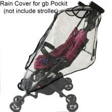(only for pockit) 1:1 Tailor-made Baby Stroller Accessories Raincoat Rain Cover for gb Pockit, gb Pockit Plus, gb Pockit All City