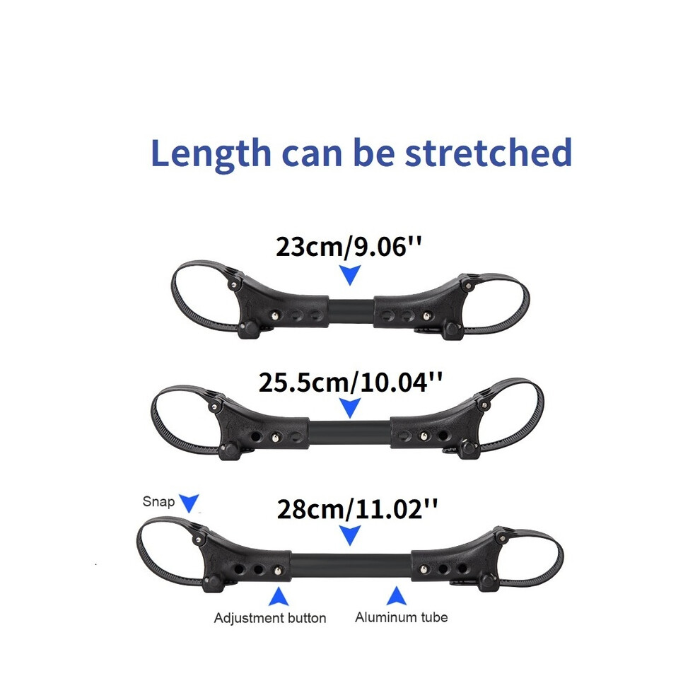 (3pcs connector) Twin Baby Stroller Connector Universal Joints Infant Cart Secure Straps Adjustable Linker Hook Safety Baby Stroller Accessories