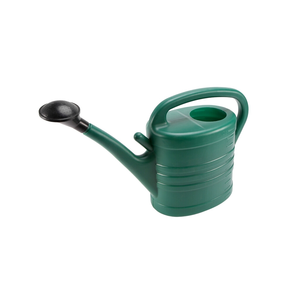 (green) Watering Can With Green 10 Litre 2 Gallons Garden Flower Water Bottle Watering Kettle With Handle Long Mouth