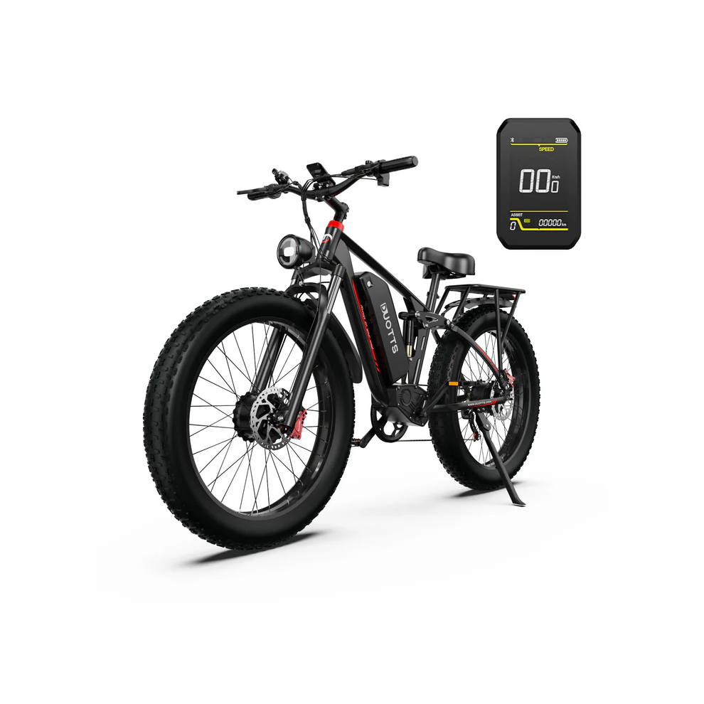 DUOTTS S26 750W*2 Motors 50km/h 26" Fat Tires 48V20Ah Samsung Battery