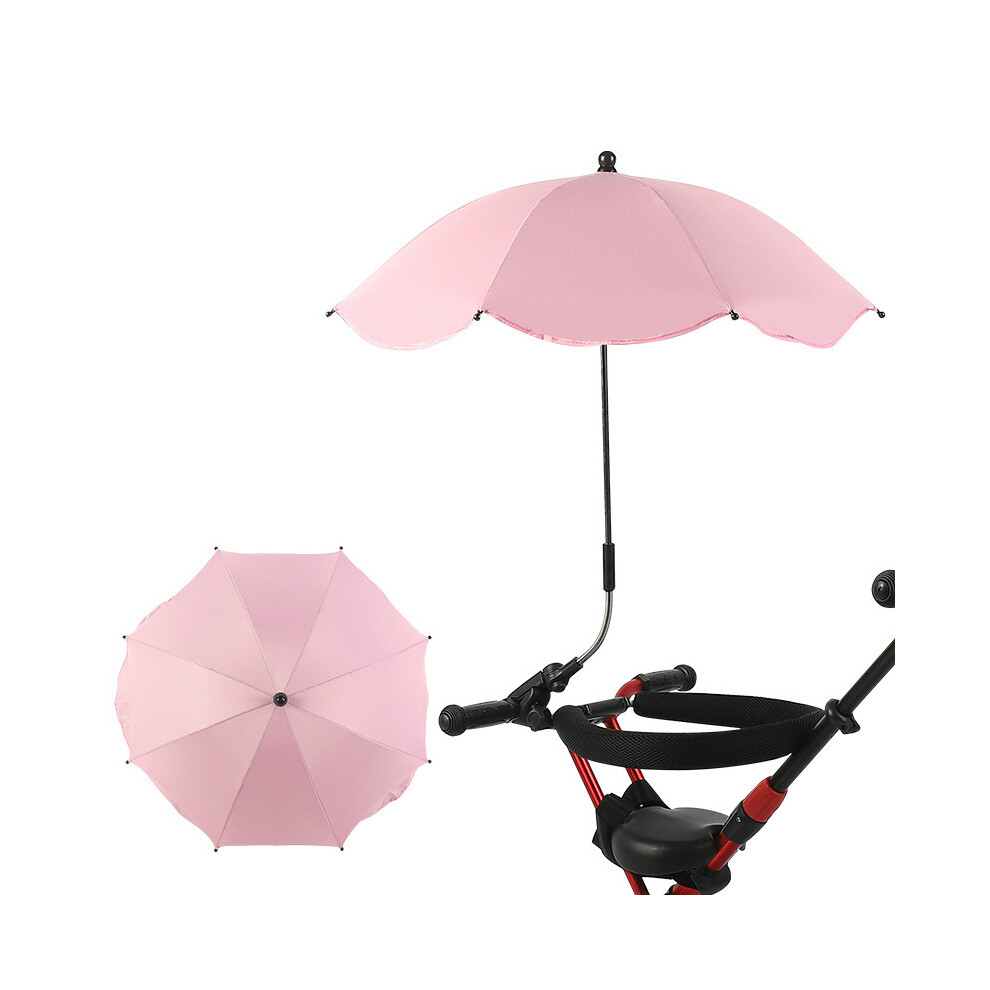 (2) Universal Baby Car Pram Umbrella Adjustable Shade Umbrella Uv Sunshade For Stroller Accessories Sun Visor Portable Parasol Maxpower
