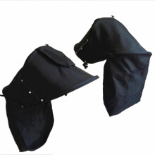(Black A) 1pc Baby Stroller Sun Tent Pram Canopys Rain Sun Shade Cover Easy Install Sun Cover Folding Baby Carriage Sun Tent