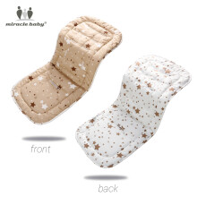 (white stars) Comfortable Cotton Baby Stroller Pad Four Seasons General Soft Seat Cushion Child Cart Seat Mat Kids Pushchair Cushion For