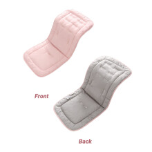 (gray pink) Comfortable Cotton Baby Stroller Pad Four Seasons General Soft Seat Cushion Child Cart Seat Mat Kids Pushchair Cushion For