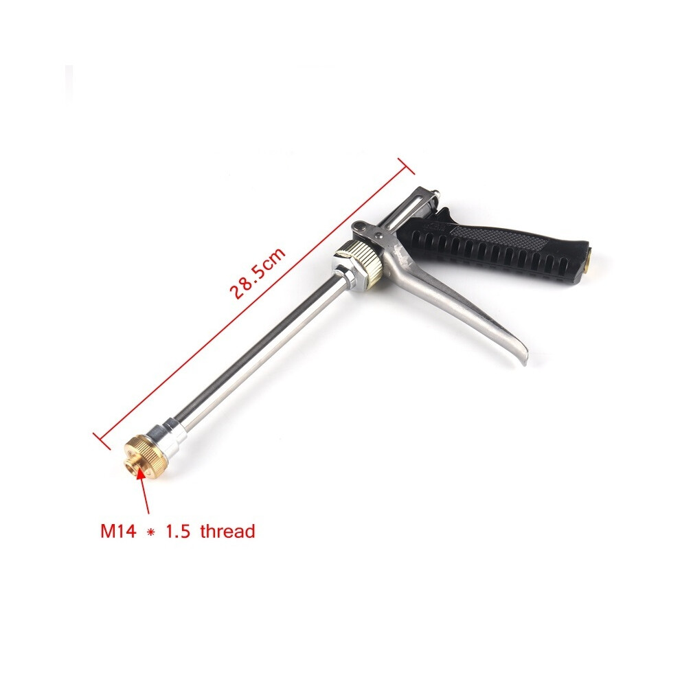 (gun) Stainless Steel High Pressure Agricultural Atomizing Nozzle Fruit Tree Spray Gun Pesticide Sprinkler Garden Irrigation Sprayer