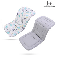 (dinosaur) Comfortable Cotton Baby Stroller Pad Four Seasons General Soft Seat Cushion Child Cart Seat Mat Kids Pushchair Cushion For