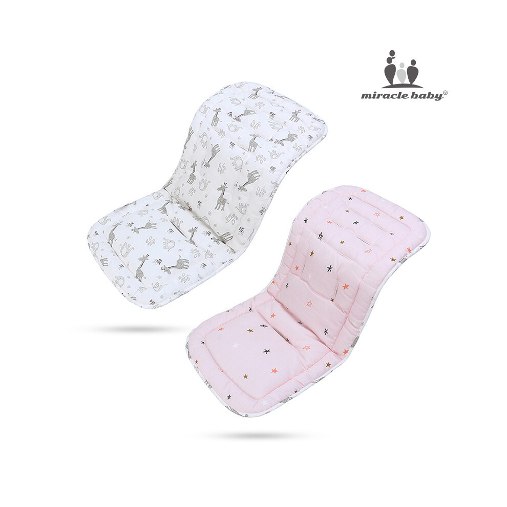Maxpower (Giraffe) Comfortable Cotton Baby Stroller Pad Four Seasons General Soft Seat Cushion Child Cart Seat Mat Kids Pushchair Cushion For