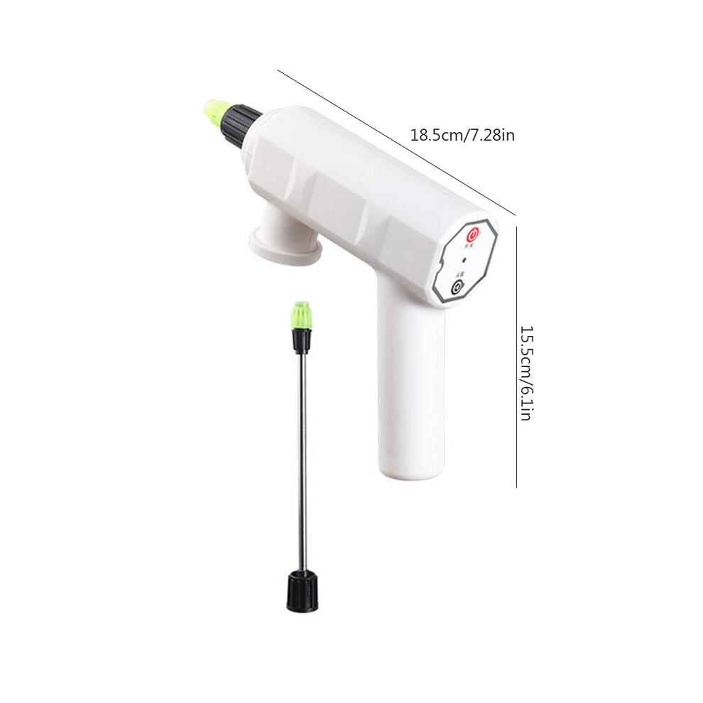 (B) Adjustable Electric High Pressure Air Pump Sprayer Drink Bottles Spray Sprayer Home Garden Watering Tool Accessories