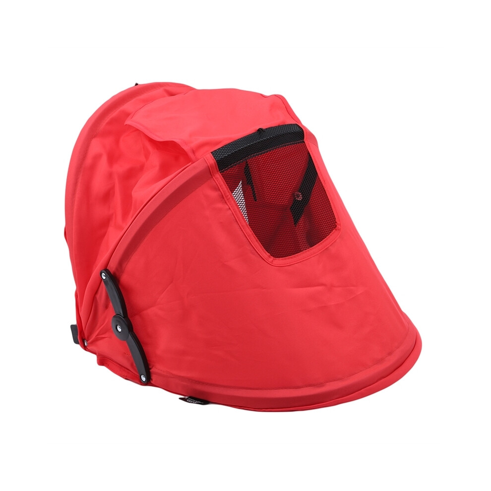 Maxpower ( A) Baby Stroller Sunshield Shade Protection Hood Canopy Cover Prams Stroller Accessories Baby Stroller Sun Visor Carriage Sun Red