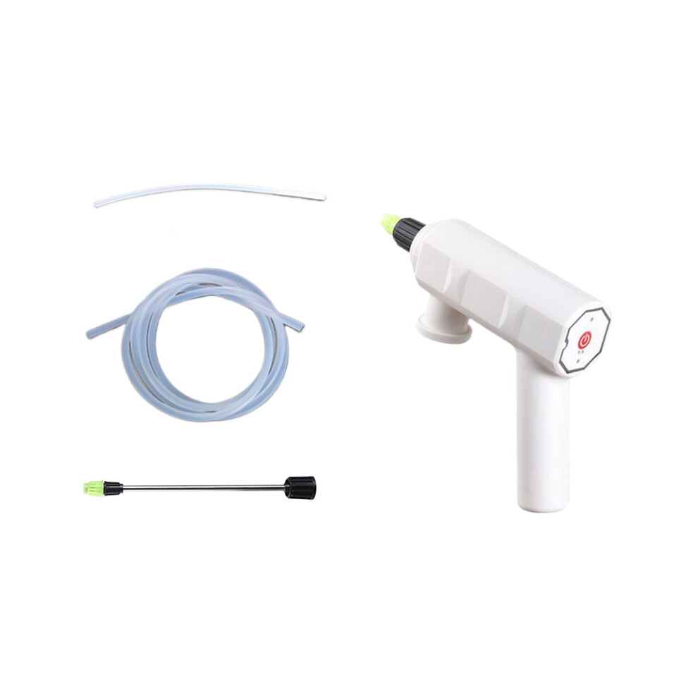 (Single Bond Nozzle) Automatic Watering Fogger USB Rechargeable Electric Sanitizing Sprayer Portable Handheld Garden Sprayer Home Garden Cleaning