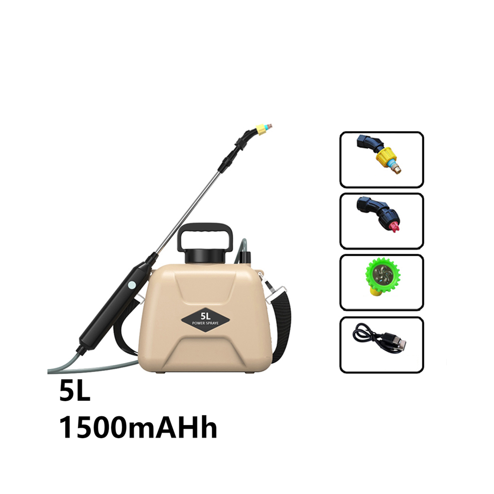 Maxpower (Set H) Shoulder-Type Electric Pesticide Sprayer 5L/8L 1800Mah/ Spray Garden Power Tool Comes With Bucket Usb Charging