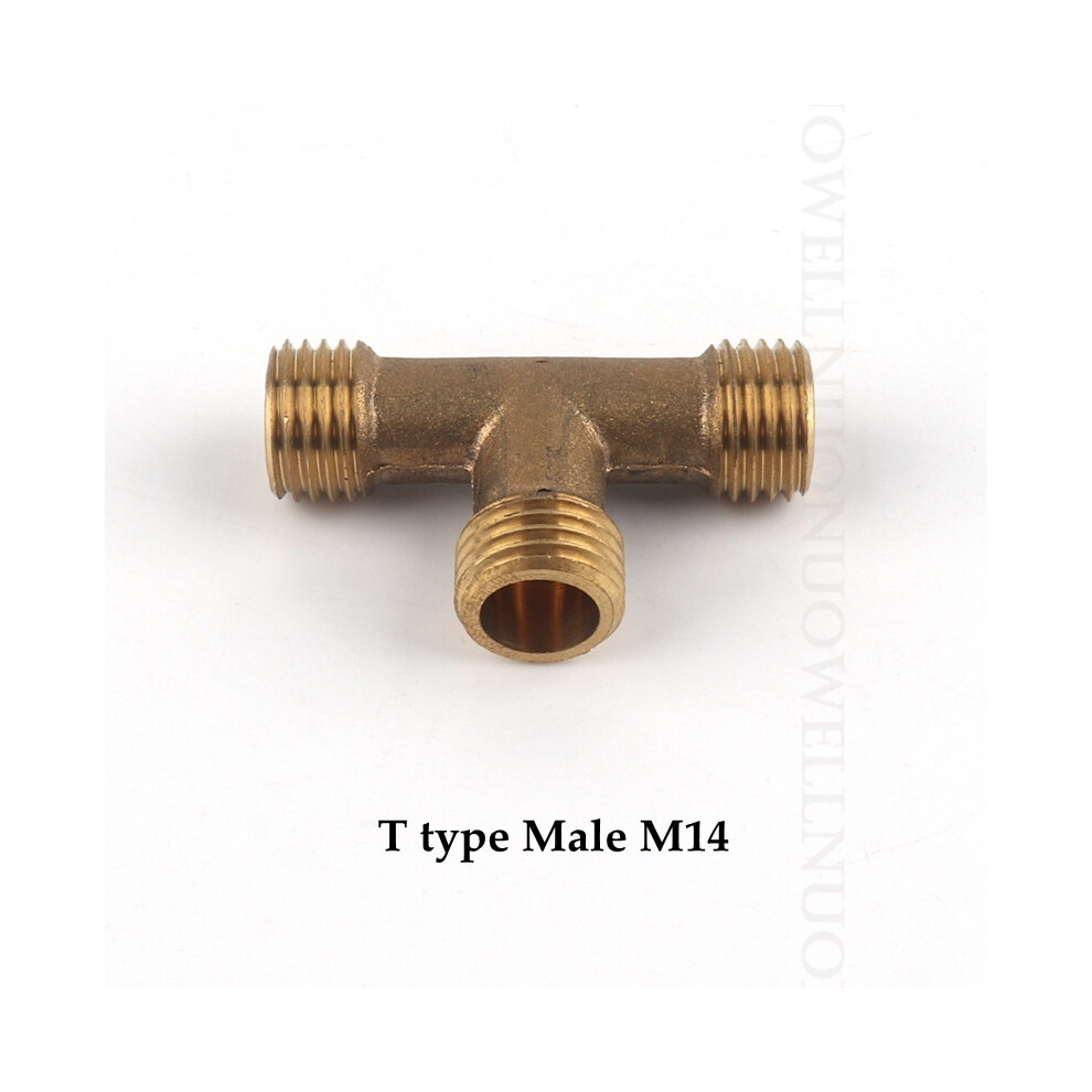 Maxpower (M14 Tee Connector) Sprayer Nozzle Gun Adapter Thread Connector Nozzle Fittings Garden Dedust,