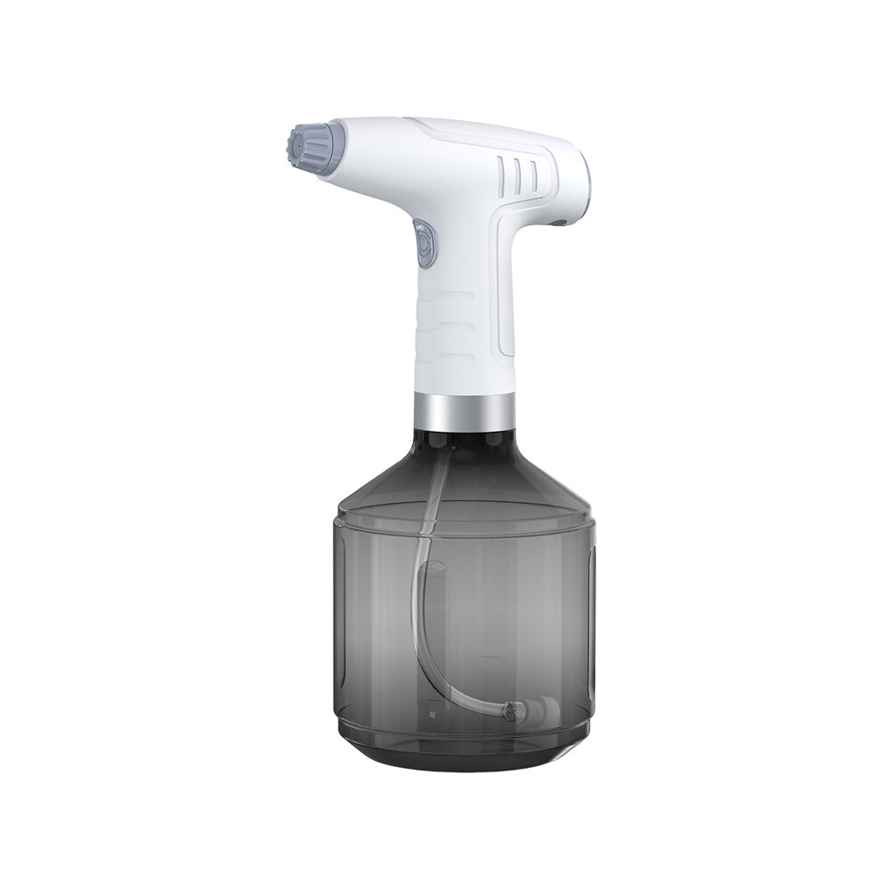 Maxpower (White Grey) Electric Sprayer Usb Rechargeable Household Watering Bottle 8H Working Time 360 Degree Rotating Nozzle For Garden Park