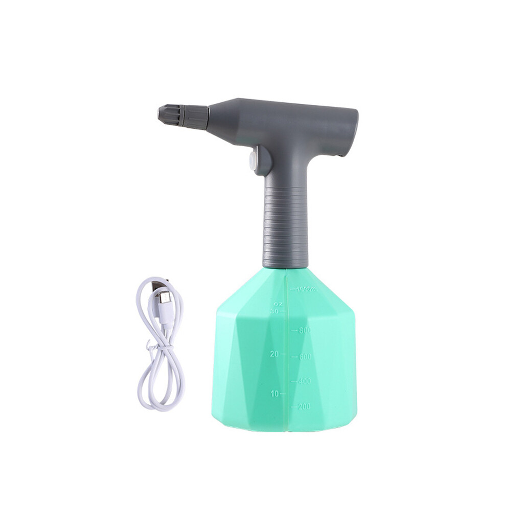 Maxpower (Green) 1L Garden Sprayer Bottle Usb Rechargeable Handheld Plant Sprayers 360 Adjustable Nozzle Leakproof For Agricultural Irrigation Green