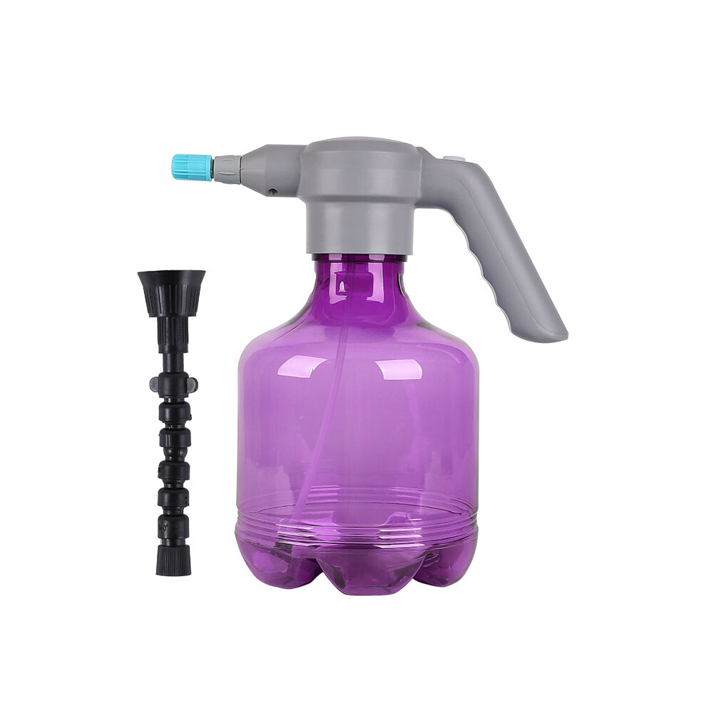 (3Lnozzle  purple) Electric Garden Sprayer Large Watering Cans Capacity Plant Flower Mister Spray Bottle Automatic Garden Atomizer Irrigation