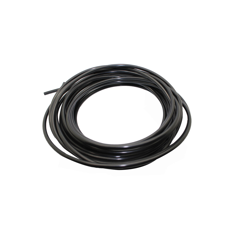 (10 m Black) 10 Meters PE Plastic Tube Water Hose Diameter 6.35mm For Garden Mist Spray System Cable Pipe
