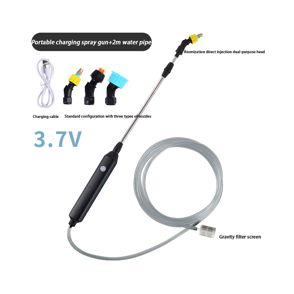 (2 meters) Garden Watering Spray Gun USB Automatic Electric Sprayer Nozzle Sprinkler Garden Plant Mister Watering Spray Irrigation-image-OPC-PG8NXXG-NEW