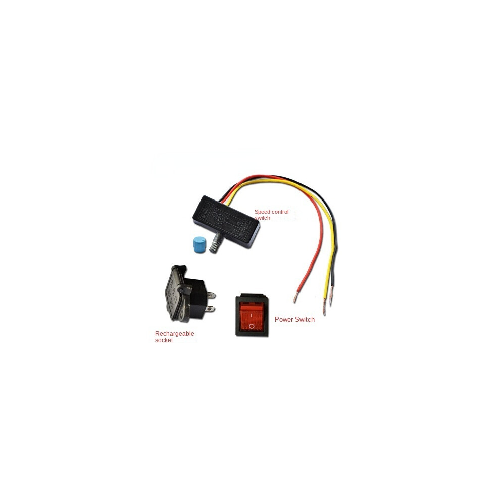 (Three-piece suit) Electric Sprayer Speed Controller 12V Adjustment Switch Position Adjuster Agricultural Insecticide Sprayer Charging Accessories