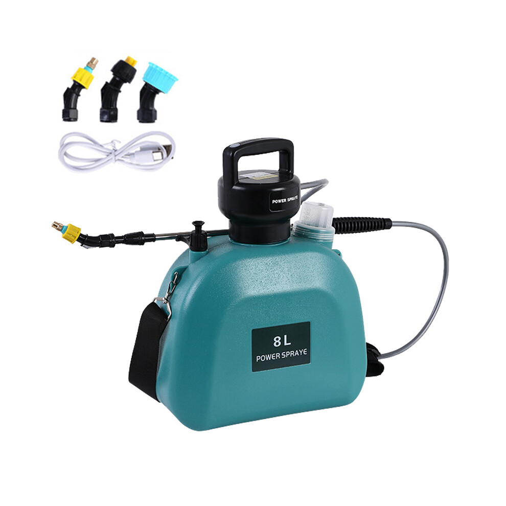 Maxpower (Green 8L) Electric Sprayer Garden Automatic Atomization Plant Sprayer Bottle Sprinkler Watering Can Garden Irrigation