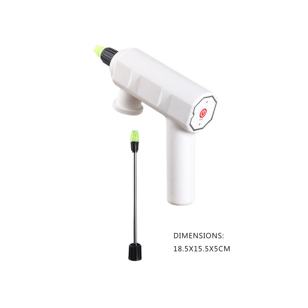 (Long Nozzle 1 Key) Electric Long Nozzle Spray Can Head 5V Water Column Mist Mode USB Sprayer Irrigation Sprinkler Household Small Automatic