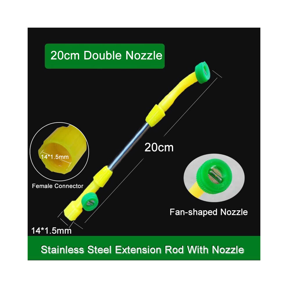 (2 Nozzle) Agricultural Extension Spraying Rod With Multi Atomizing Nozzle For Electric Sprayer Garden Spraying Watering Can Accessories