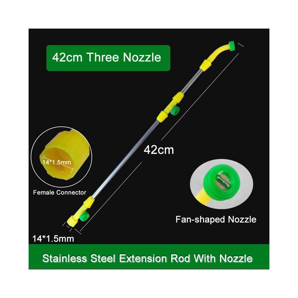 (3 Nozzle) Agricultural Extension Spraying Rod With Multi Atomizing Nozzle For Electric Sprayer Garden Spraying Watering Can Accessories-image-OPC-PG8NY7G-NEW