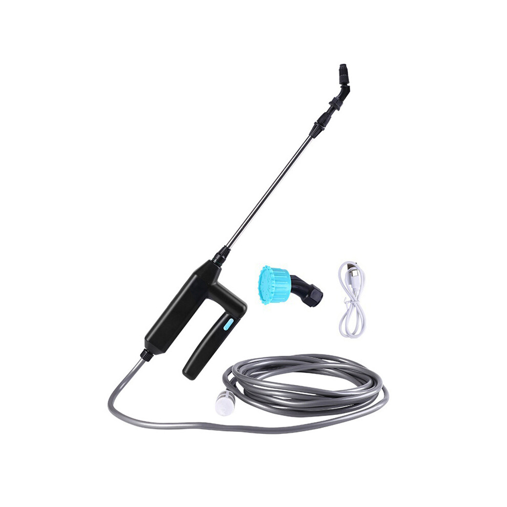(8 meters water pipe) 5L Electric Sprayer USB Rechargeable Mist Sprayer Watering Can with Spray Gun Plants Sprinkler Irrigation Garden Spray Bottles