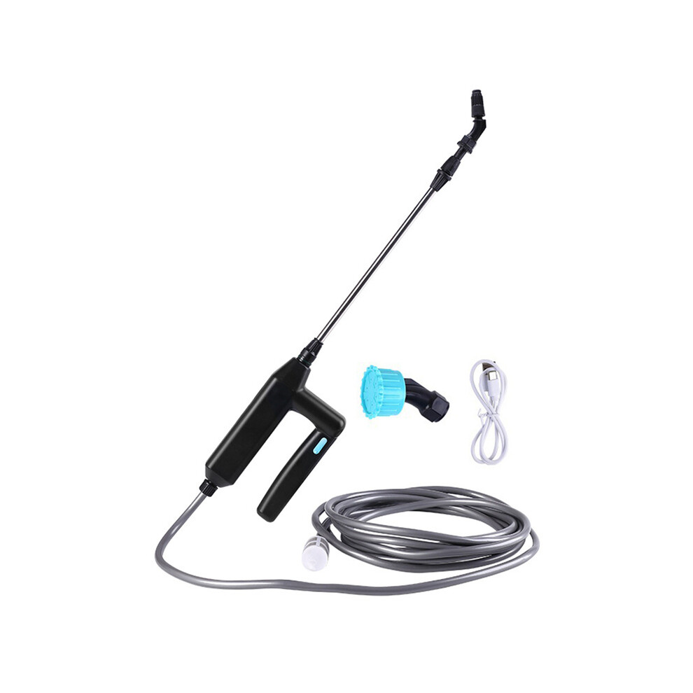 (3 meters water pipe) 5L Electric Sprayer USB Rechargeable Mist Sprayer Watering Can with Spray Gun Plants Sprinkler Irrigation Garden Spray Bottles