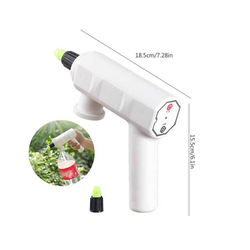 (Water Hose Nozzle) Electric Plant Spray Bottle Automatic Watering Fogger USB Electric Sanitizing Sprayer Watering Machine Plants Garden Tools
