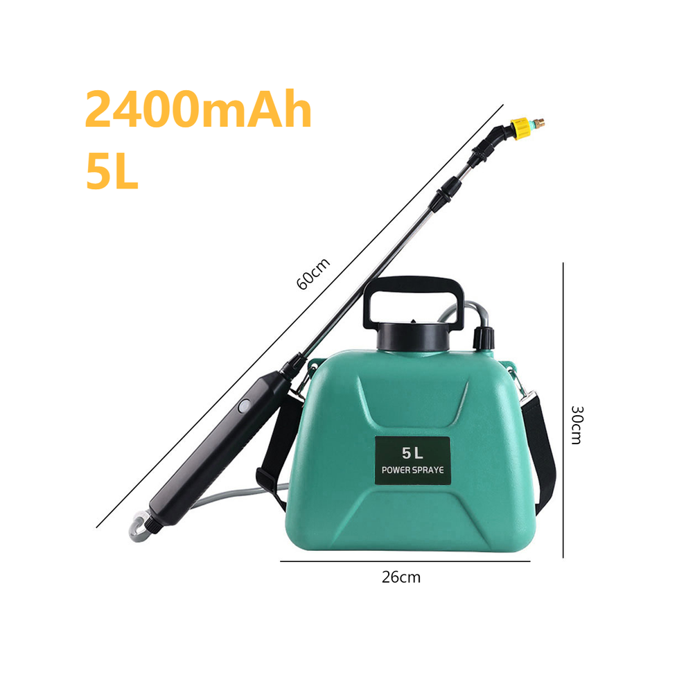 Maxpower (L Sprayer) 5L Electric Sprayer Rechargeable Automatic Atomization Plant Sprayer Gardening Irrigation Sprinkler Shoulder Type Watering