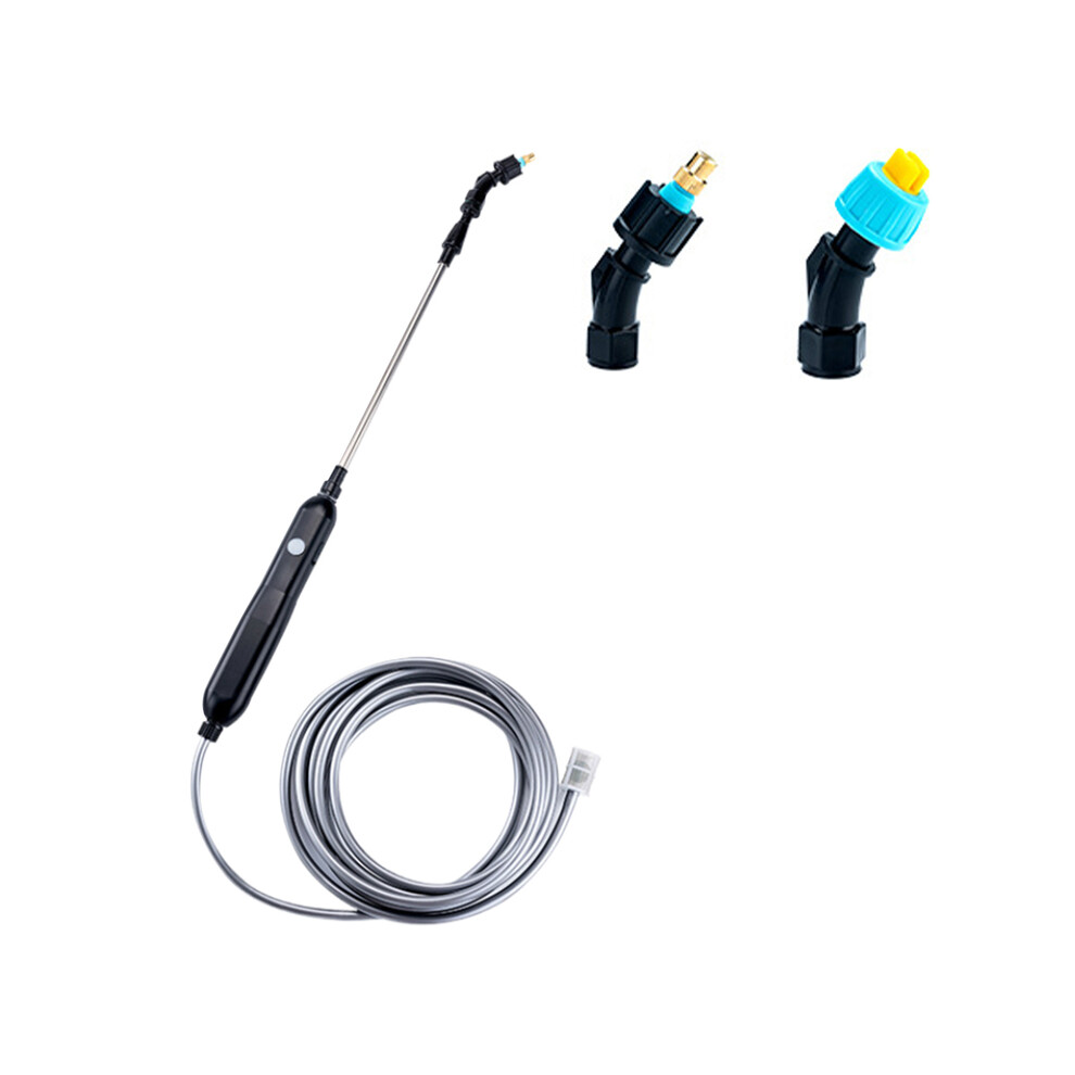 (2 nozzles  2 meter) USB Rechargeable Electric Garden Sprayer Electric Sprayer with Telescopic Handle Powerful Electric Sprayer Lawn Electric