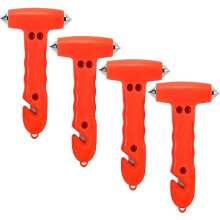 (As show, One size) Car Safety Hammer Set of 4 Emergency Escape Tool Escape 2-in-1 for Rescue Tools