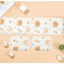 (Ensemble de housses d'ours) Housse de protection universelle pour accoudoir de poussette de bébé Housse