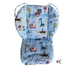(C) tapis de poussette universel imprimé haute étoile, coussin de poussette épais, chaise pour enfants,