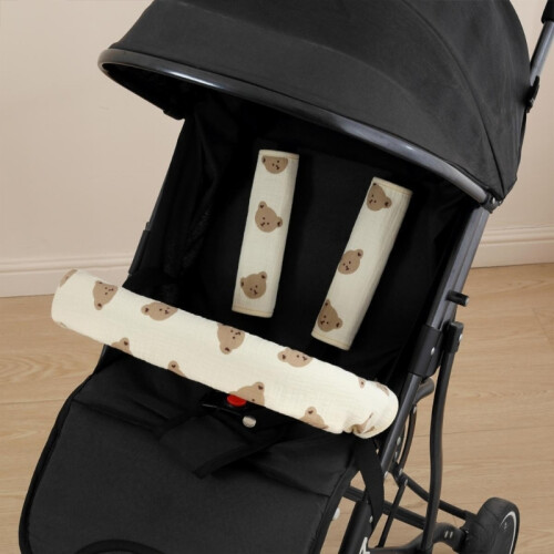 (Ensemble de 3 pièces) Housse de protection pour sangle de poussette pour bébé Housse de protection 1