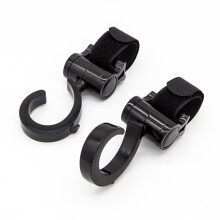 (noir 2 pièces) 2 pièces crochets pour poussette de bébé multi-usages accessoires de poussette de bébé