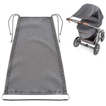 (Gris) universel bébé poussette parasol chariot pare-soleil auvent couverture pour landau poussette